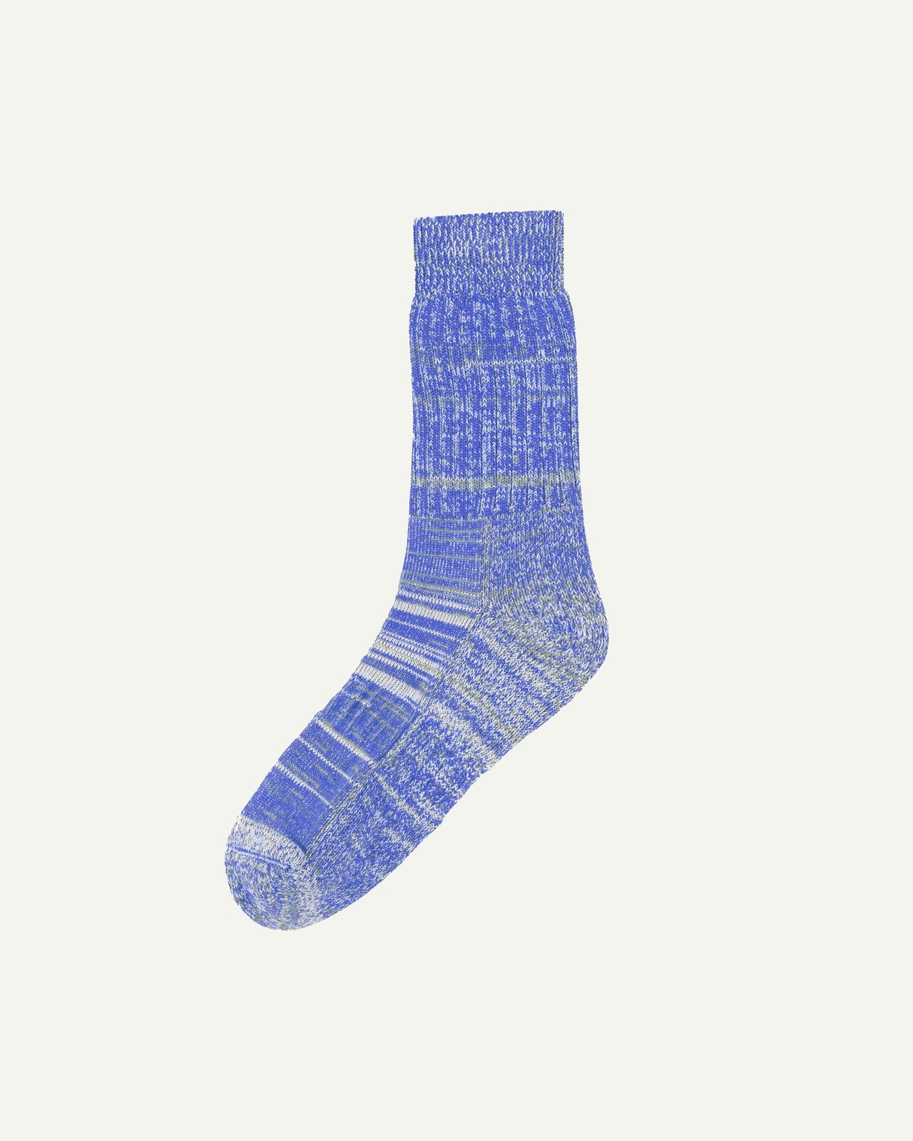 Uskees #4006 Ultra Blue Organic Cotton Socks