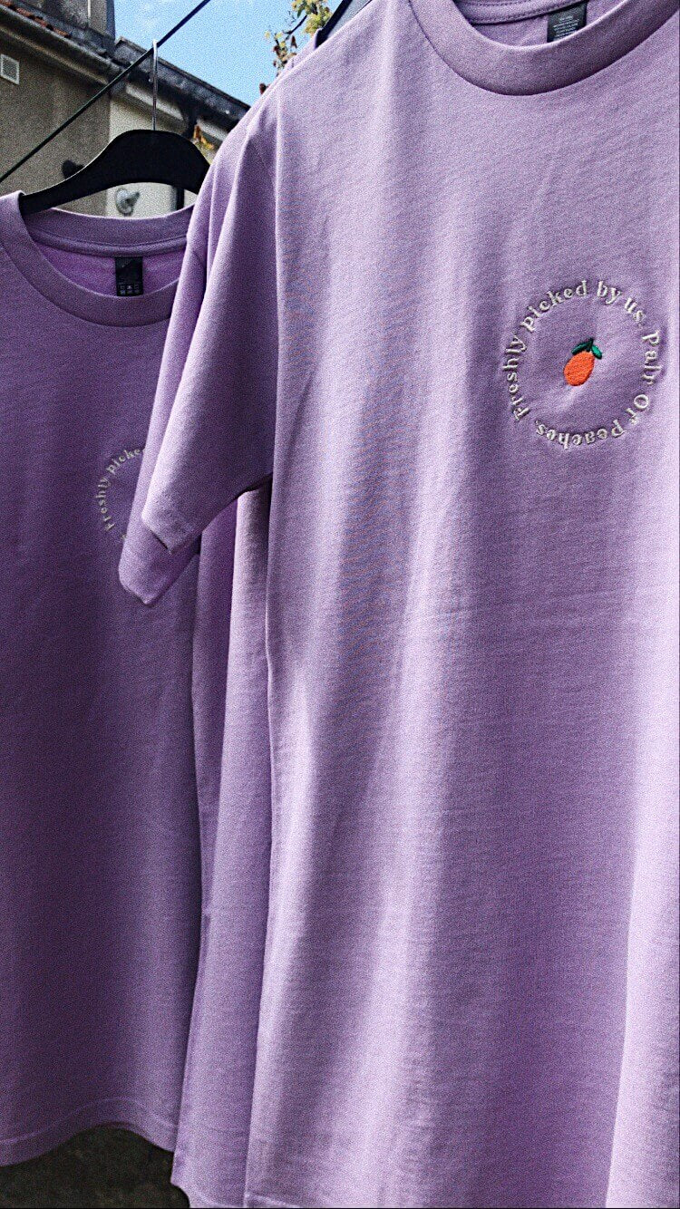 Pair Of Peaches Freshly Picked Lilac T-shirt