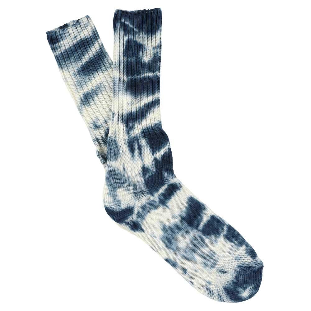 Escuyer Men’s Tie Dye Off White Graphite Socks