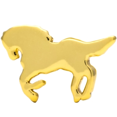Lulu Copenhagen Wild Horse Gold Single Earring