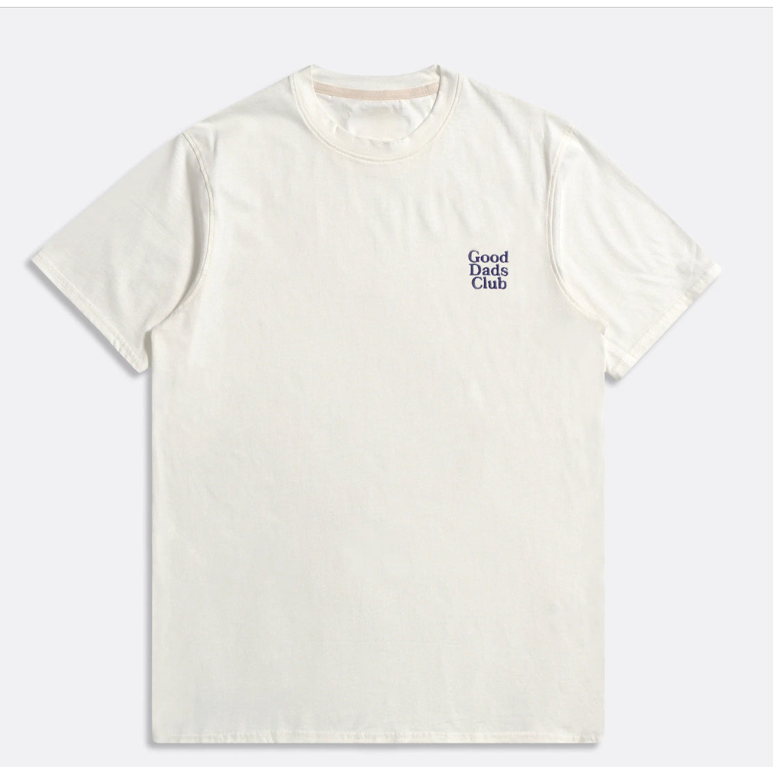 Far Afield Good Dads Club White Embroidered T-shirt