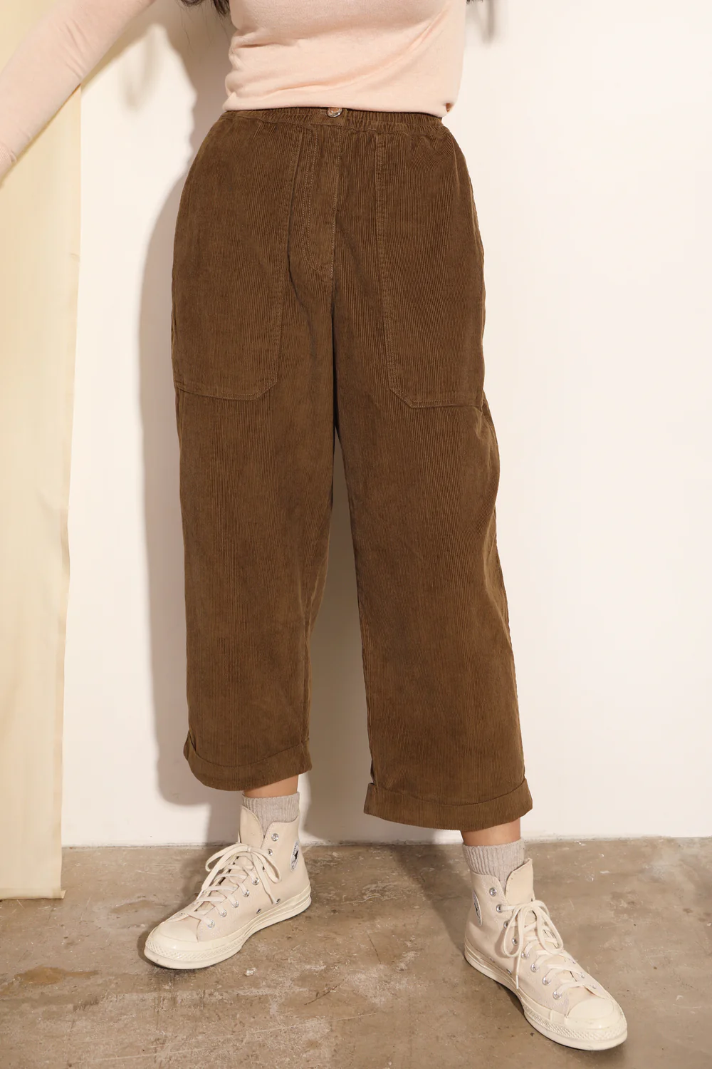 L.F Markey Beckett Olive Crop Trousers