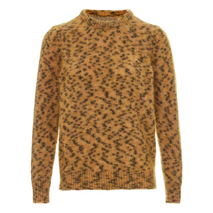 Leon & Harper Mat Leopard Beige Jumper