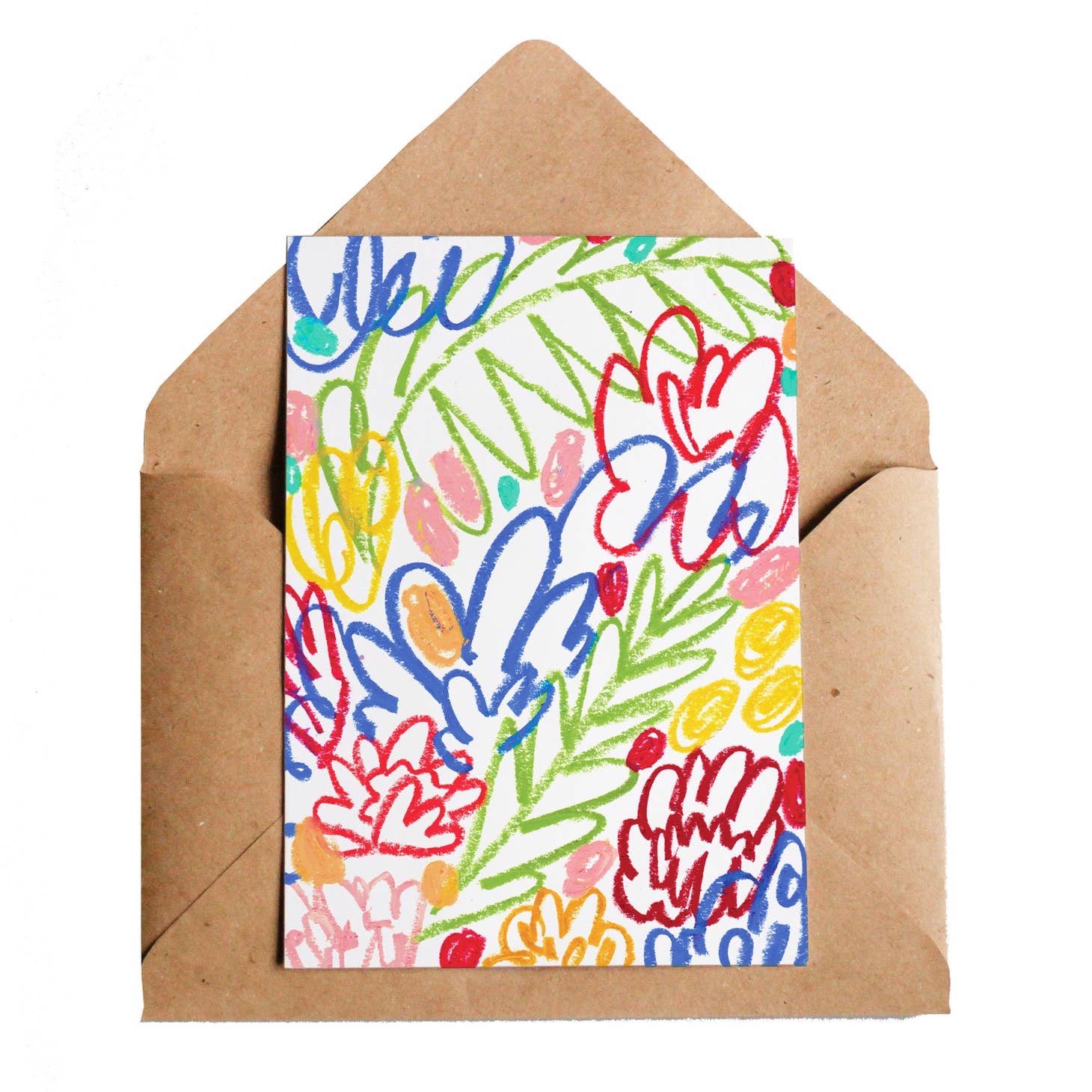 Lottie Hall Scribble Pastels Card