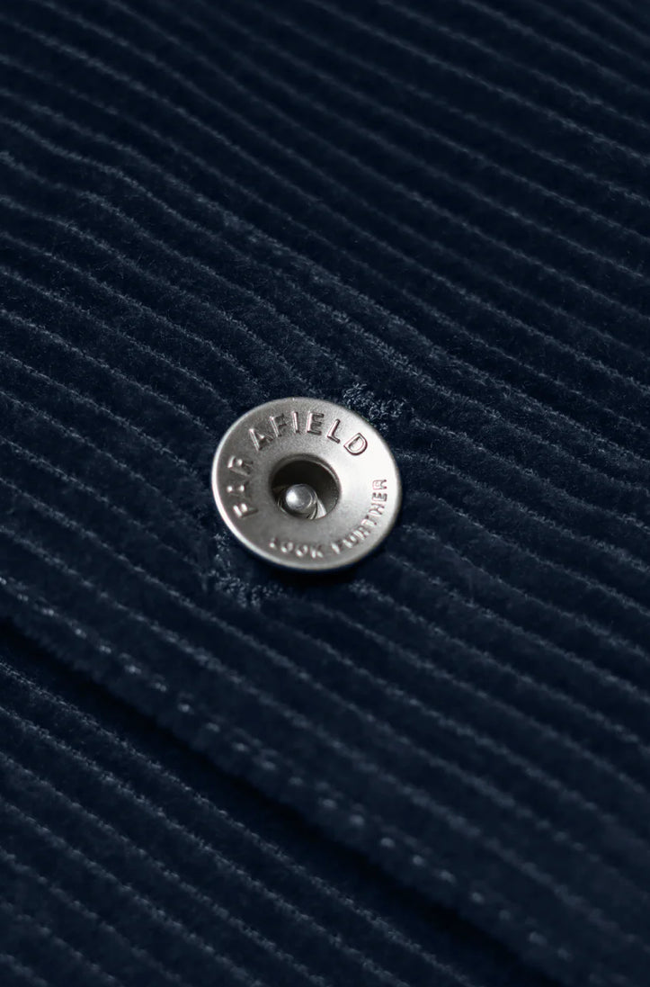 Far Afield Evans Insignia Blue Corduroy Overshirt
