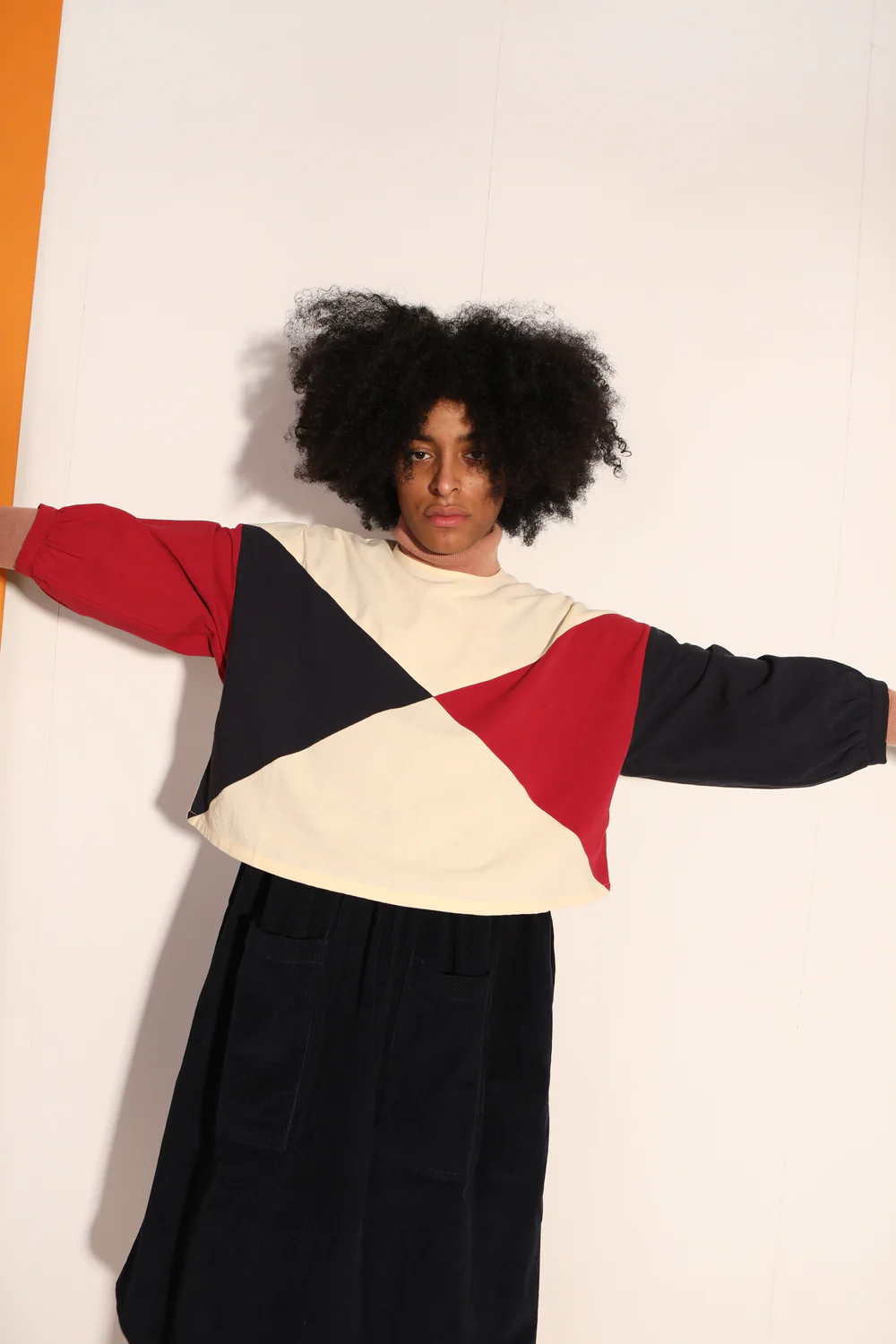 L.F Markey Alto Ecru Patchwork Top