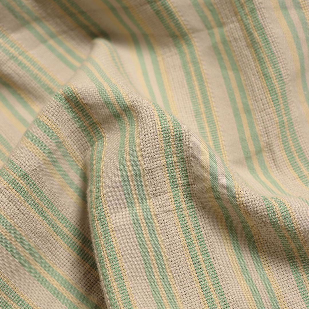 Far Afield Picchi Stripe Green Shirt