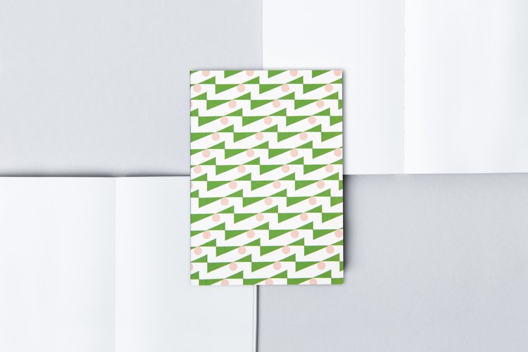 Ola Studio A6 Enid Green Pink Planner