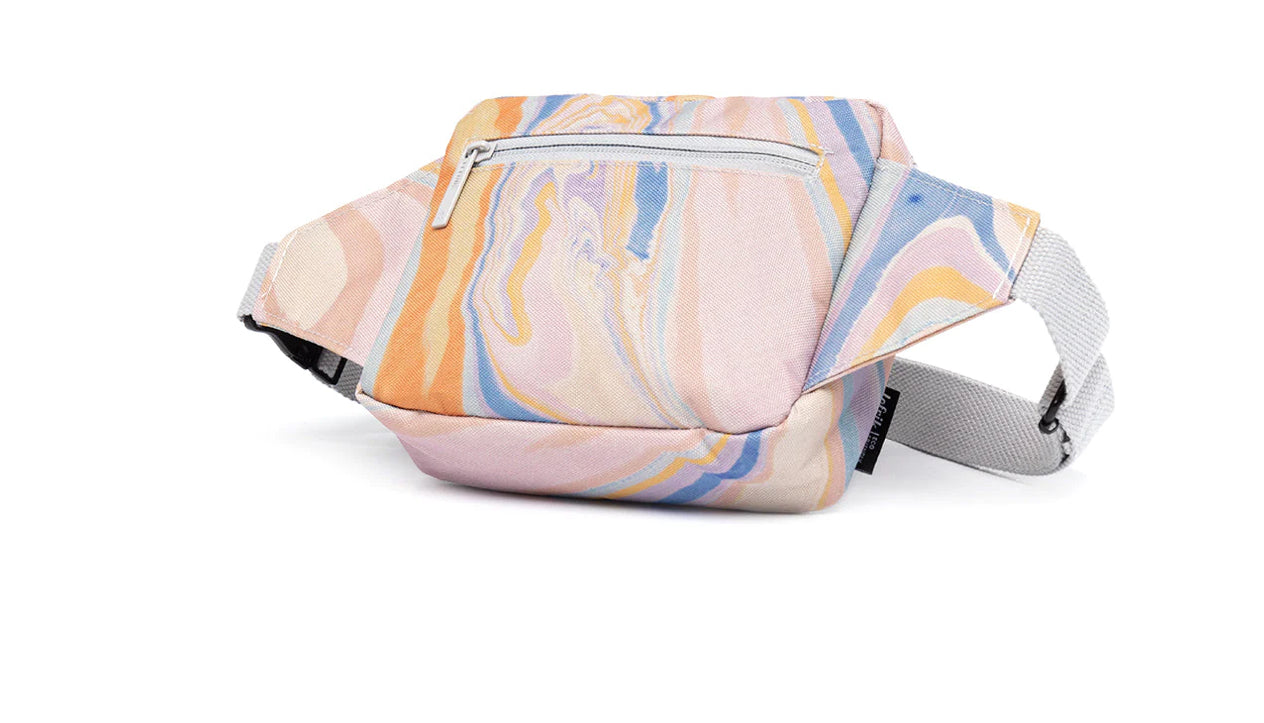 Lefrik Reef Printed Marble Crossbody Bag