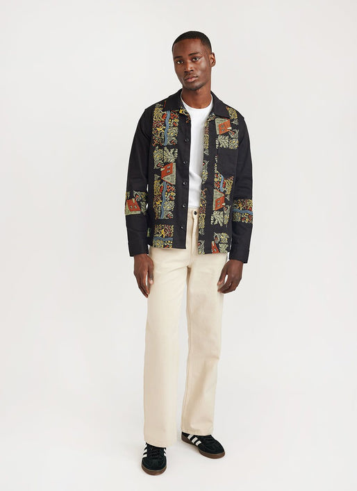 Percival Foragers Black Overshirt