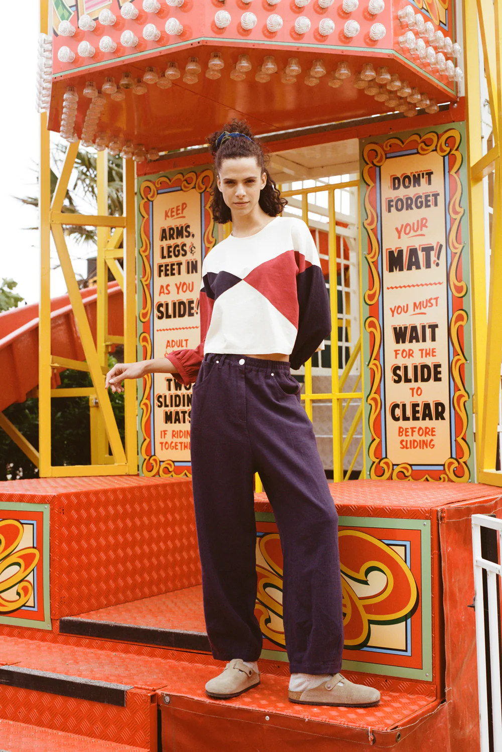 L.F Markey Fergus Navy Trousers