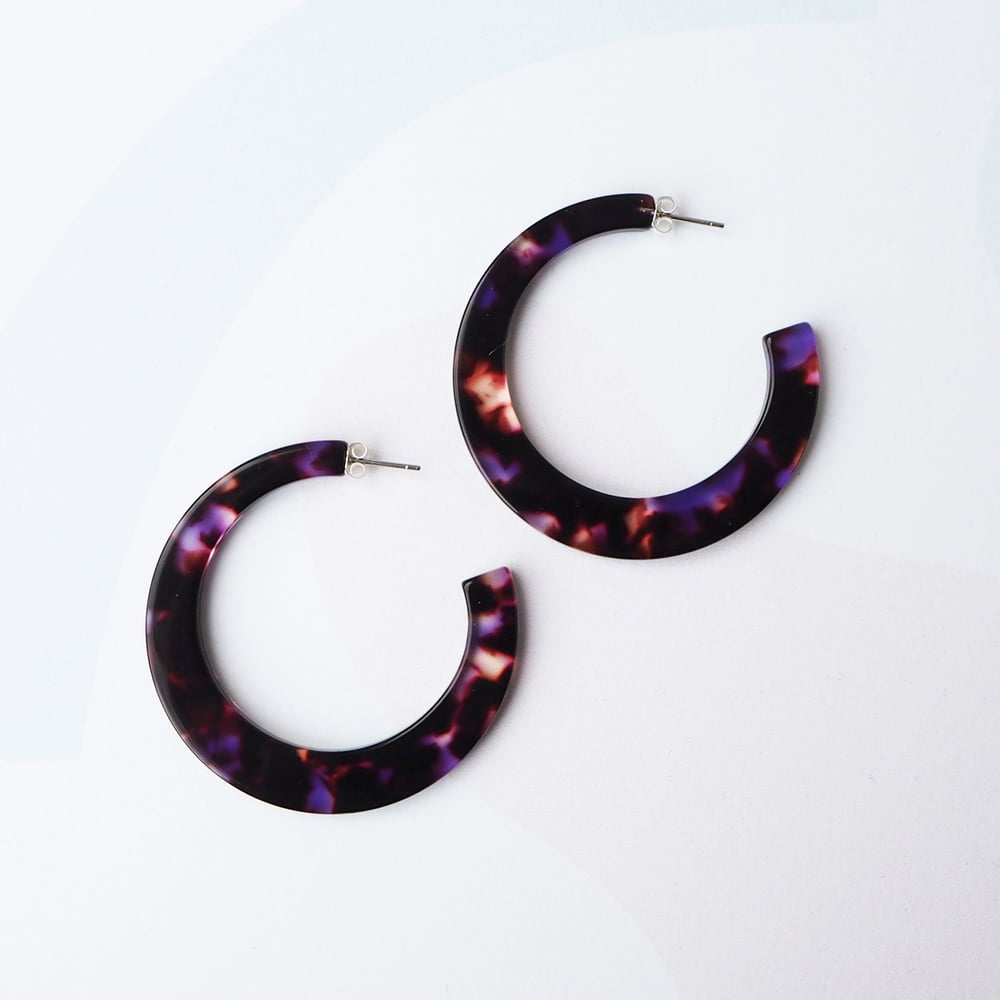 Custom Made Camille Hoop Earrings