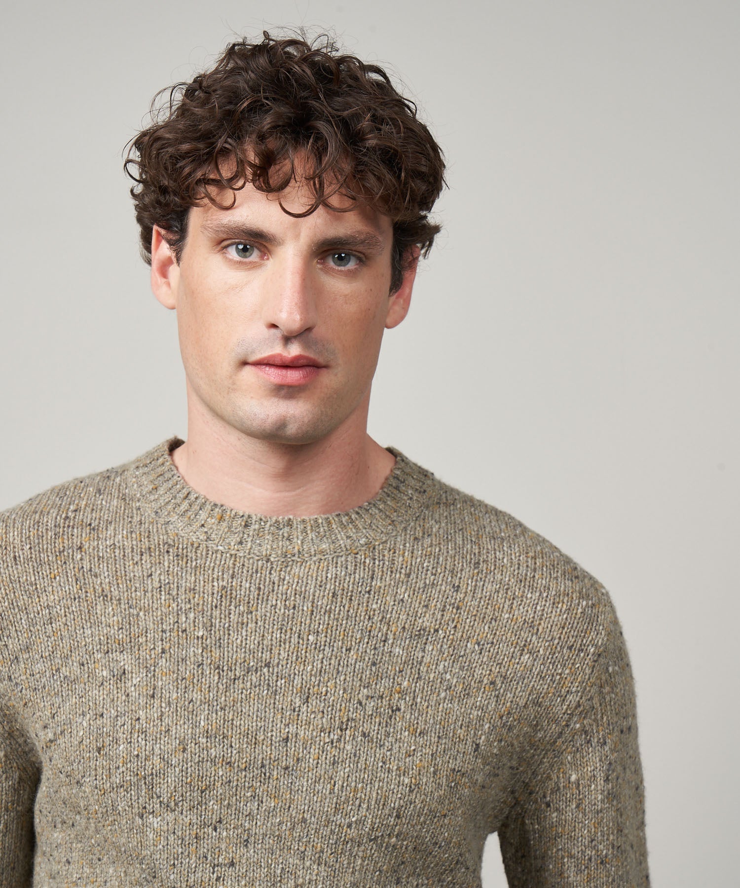 Hartford Donegal Lichen Crew Jumper