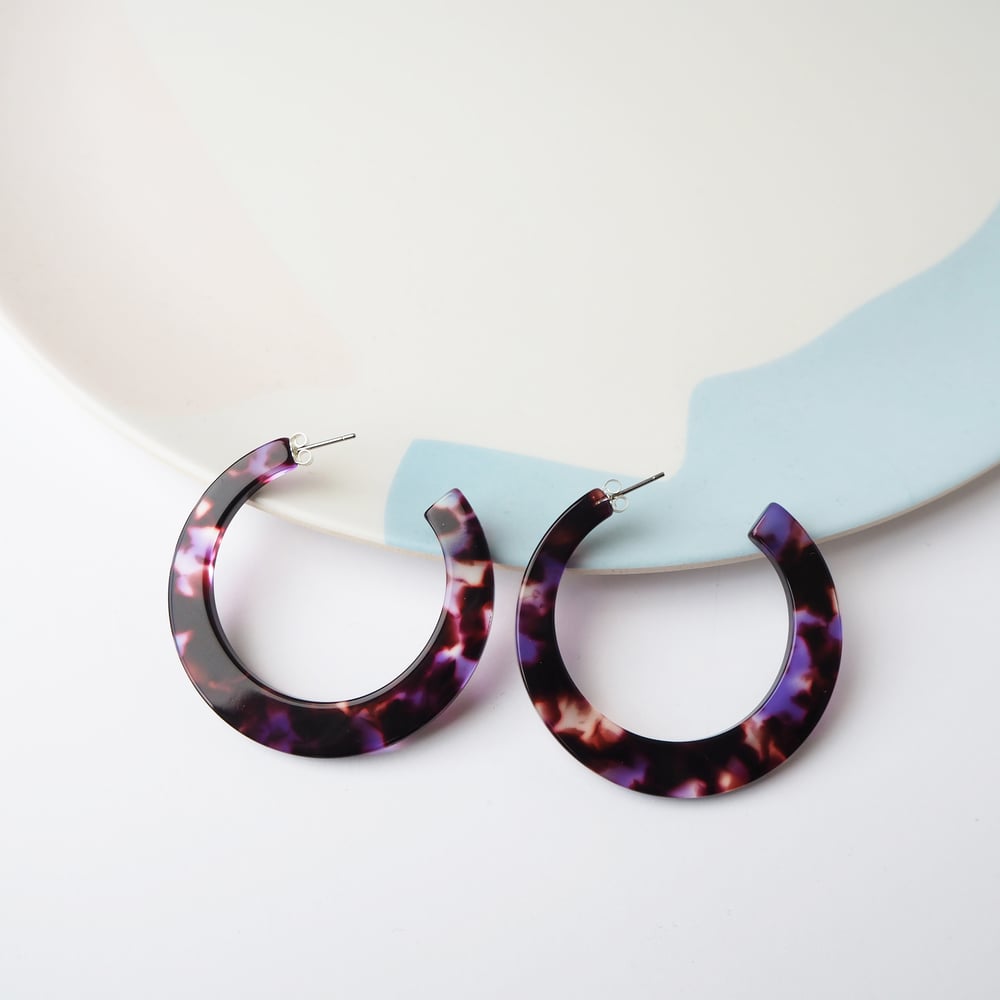 Custom Made Camille Hoop Earrings