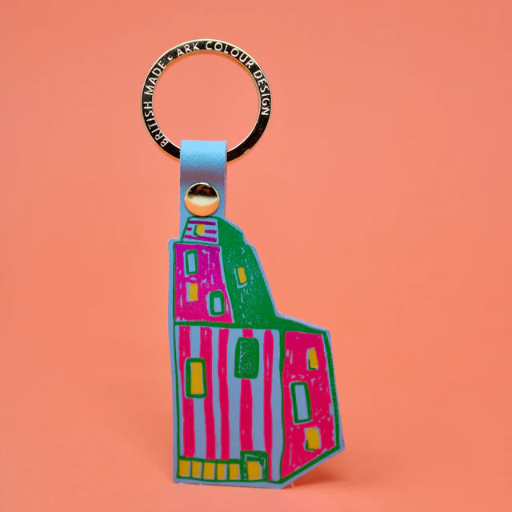 Ark Fun House Turquoise Key Fob