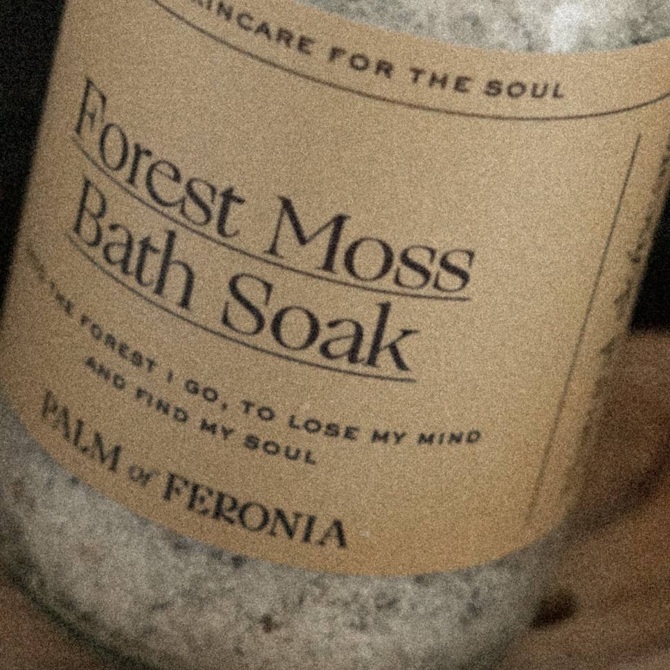 Palm Of Feronia Forest Moss Bath Soak