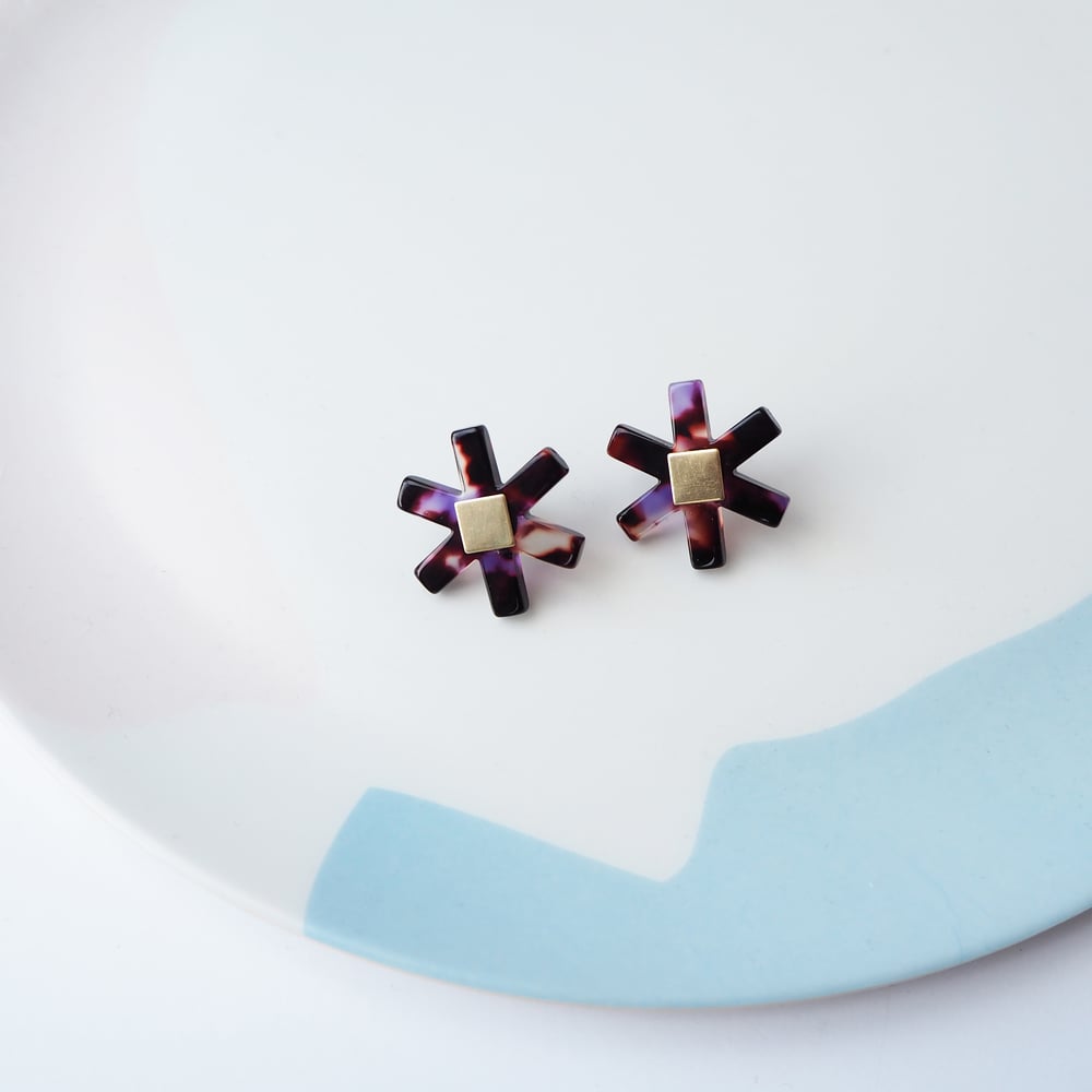 Custom Made Camille Floral Stud Earrings