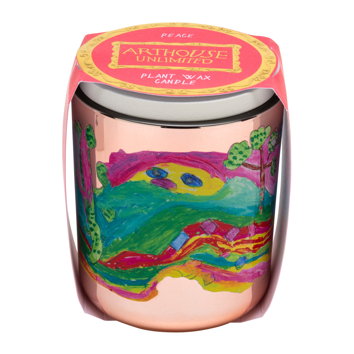 Arthouse Unlimted Peace Plant Wax Candle