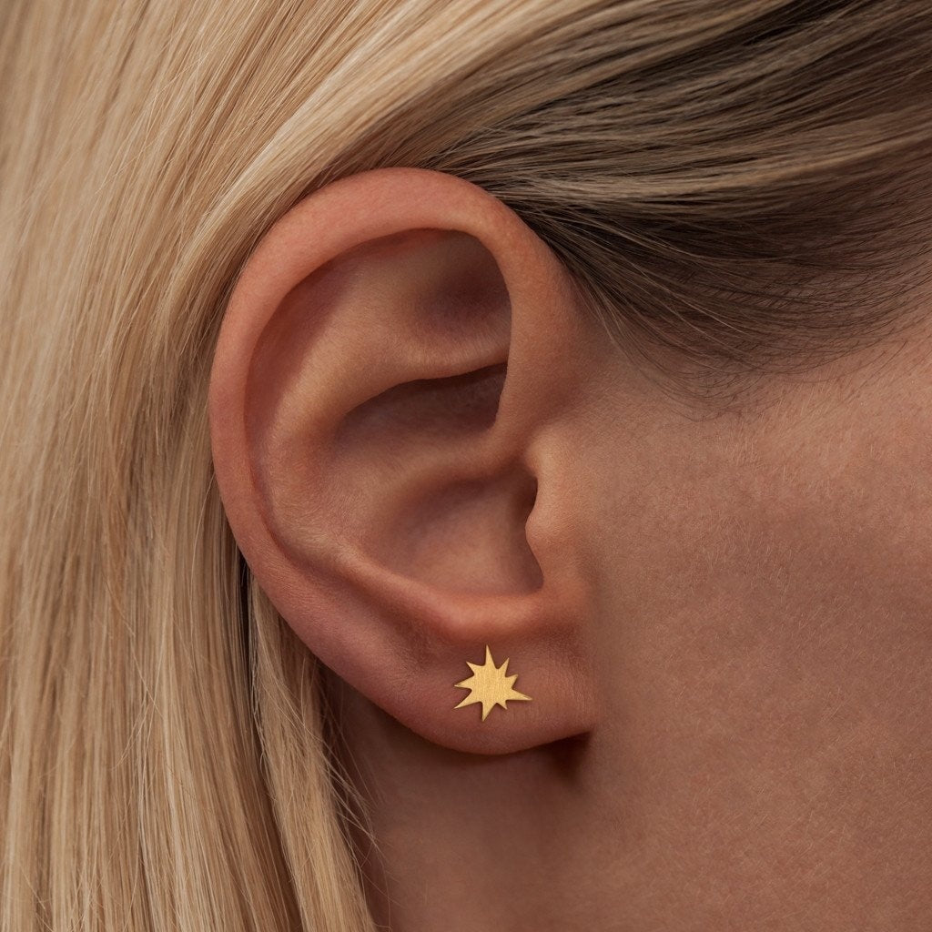 Lulu Copenhagen Kapow Gold Plated Single earring