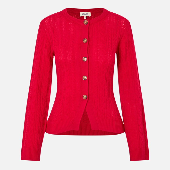 Baum Und Pferdgarten Clarah Crimson Red Cardigan
