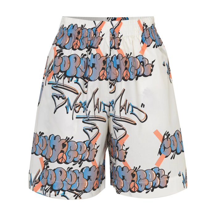 Baum Und Pferdgarten Narah Peach Graffiti Shorts
