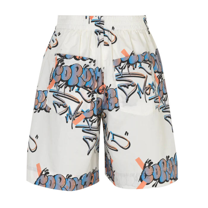Baum Und Pferdgarten Narah Peach Graffiti Shorts