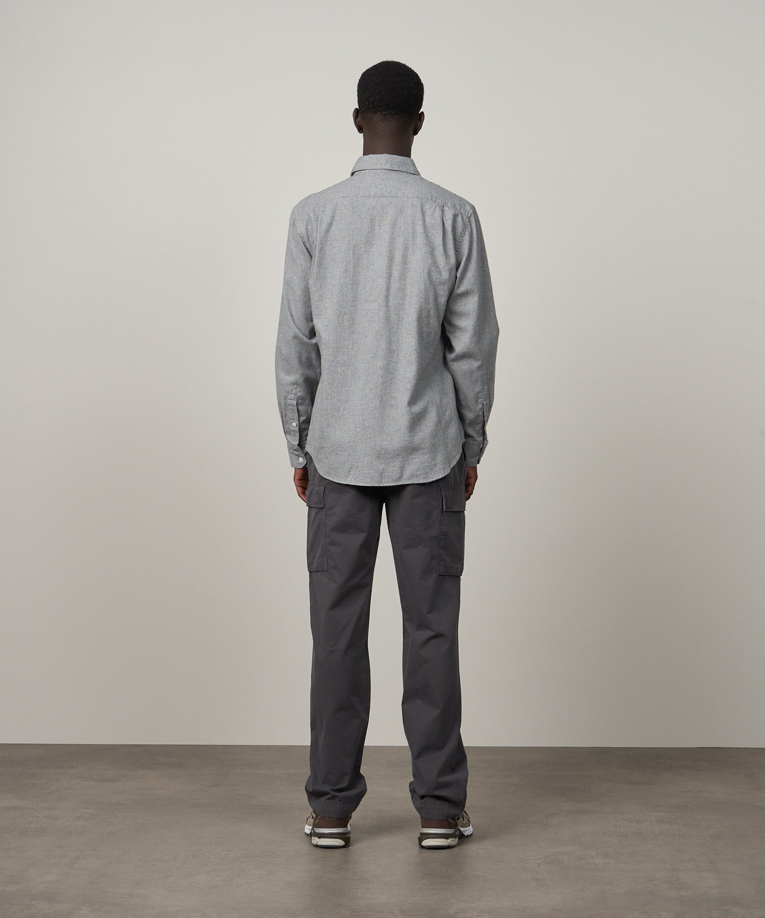 Hartford Paul Grey Woven Shirt