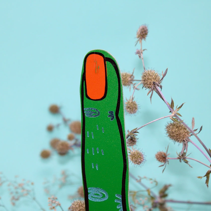 Ark Dark Green Finger Bookmark