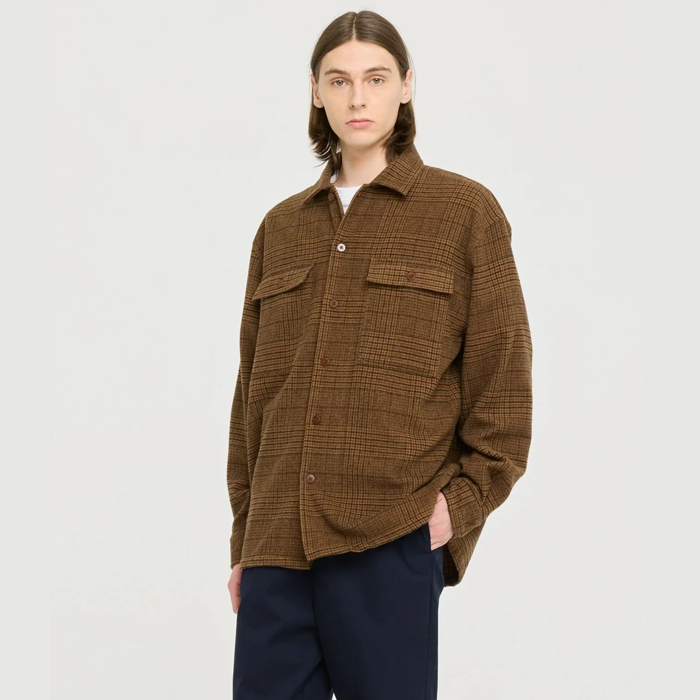 Castart Imperata Brown Overshirt