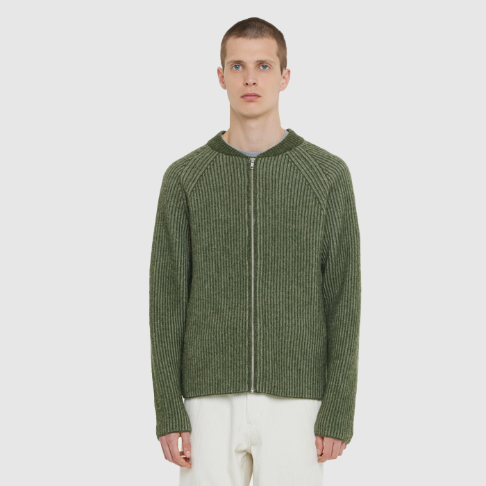 Khaki cardigan discount