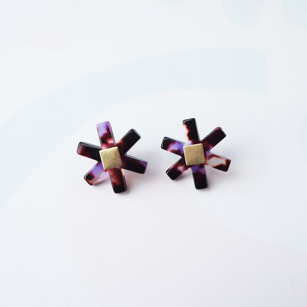 Custom Made Camille Floral Stud Earrings