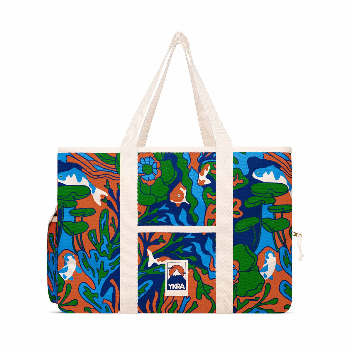 Ykra Trippy Fish Beach Bag