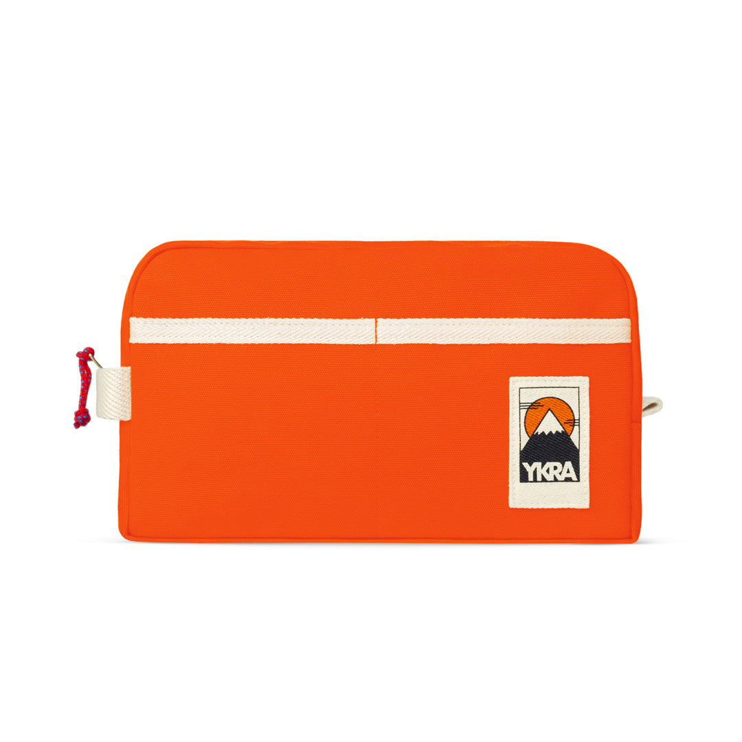 Ykra Orange Dopp Pack Bag