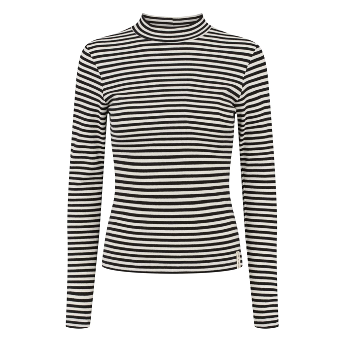 Esmé Studios ESBlossom Stripe Turtleneck Top