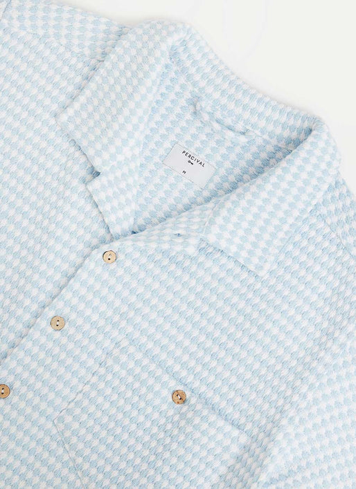Percival Light Blue Cuban Shirt