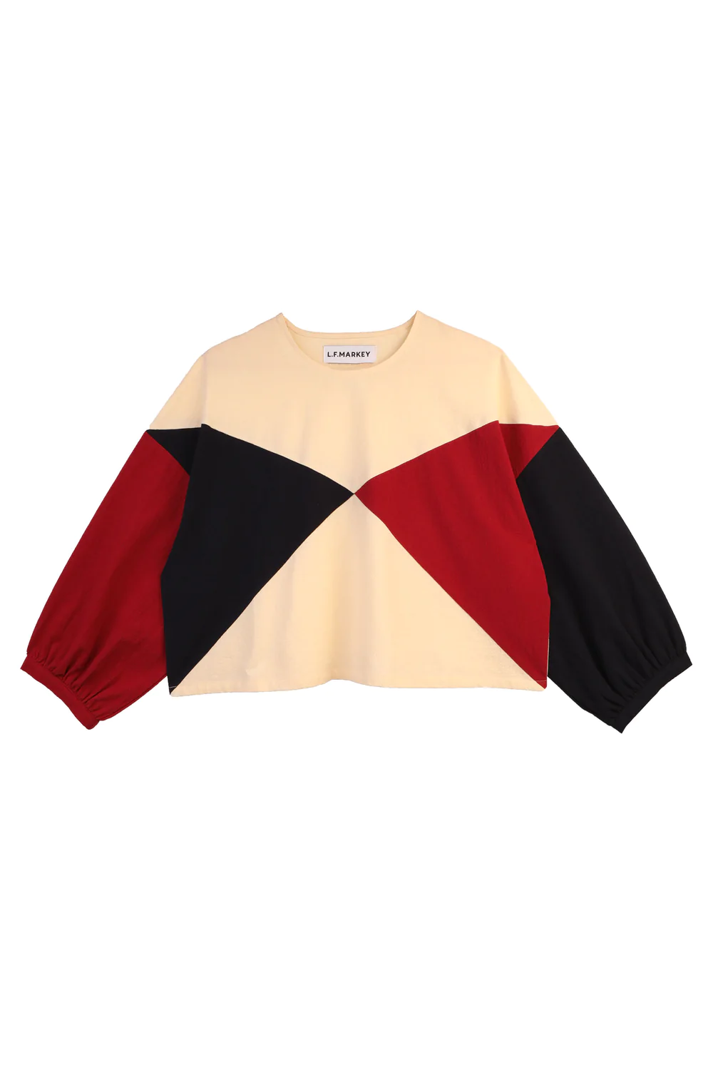 L.F Markey Alto Ecru Patchwork Top