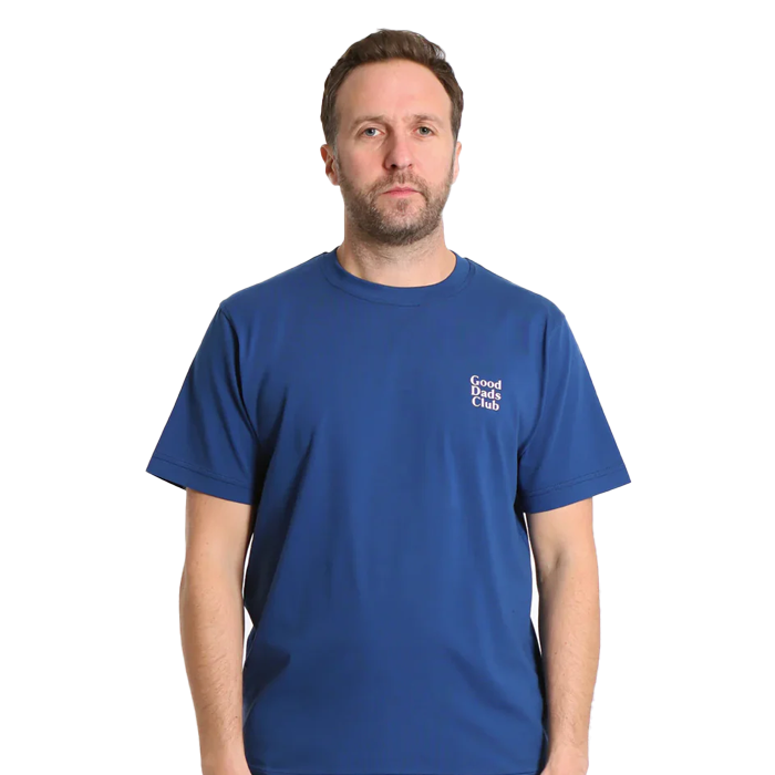 Far Afield Good Dads Club Embroidered Navy T-shirt