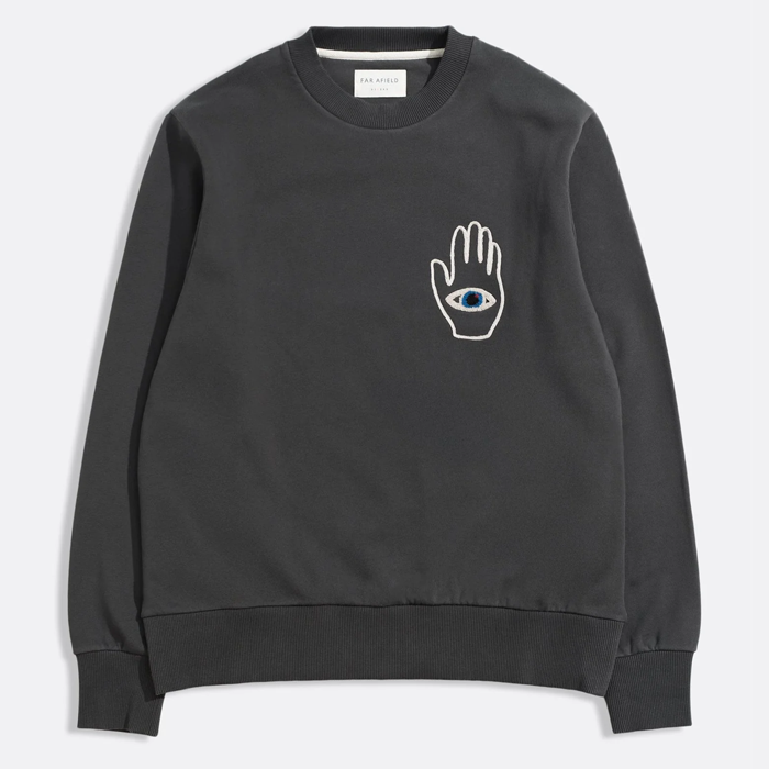 Far Afield Hand & Eye Grey Sweatshirt