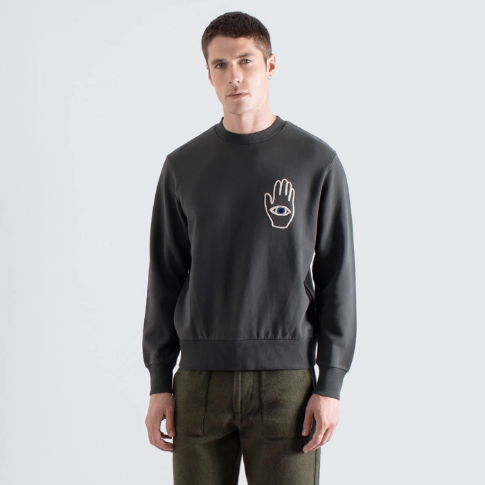 Far Afield Hand & Eye Grey Sweatshirt