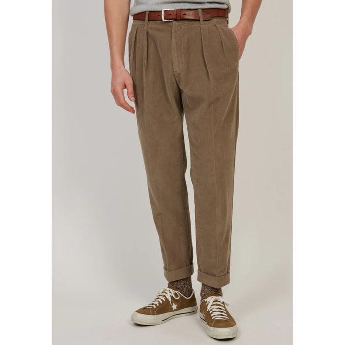 Hartford Tom Taupe Corduroy Trousers