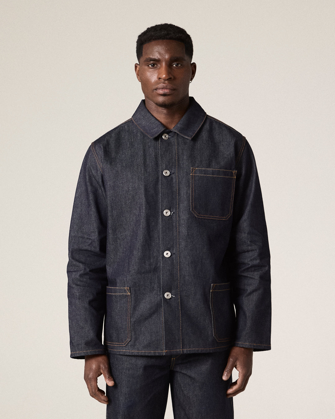 Uskees #3001 Raw Orta Denim Overshirt