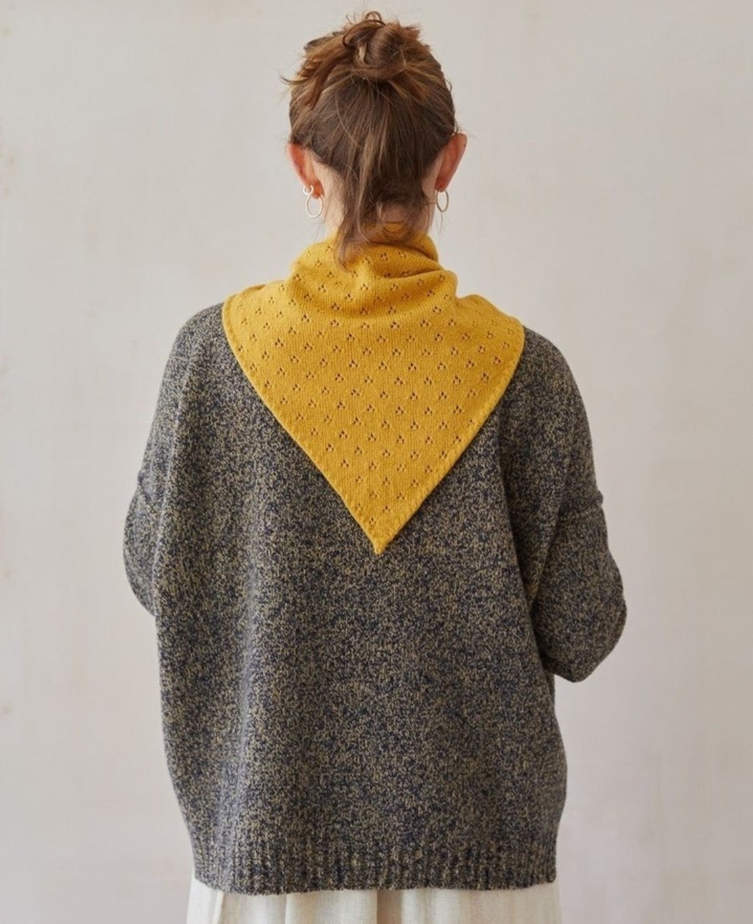 Rove Knitwear Matcha Pointelle Neckerchief