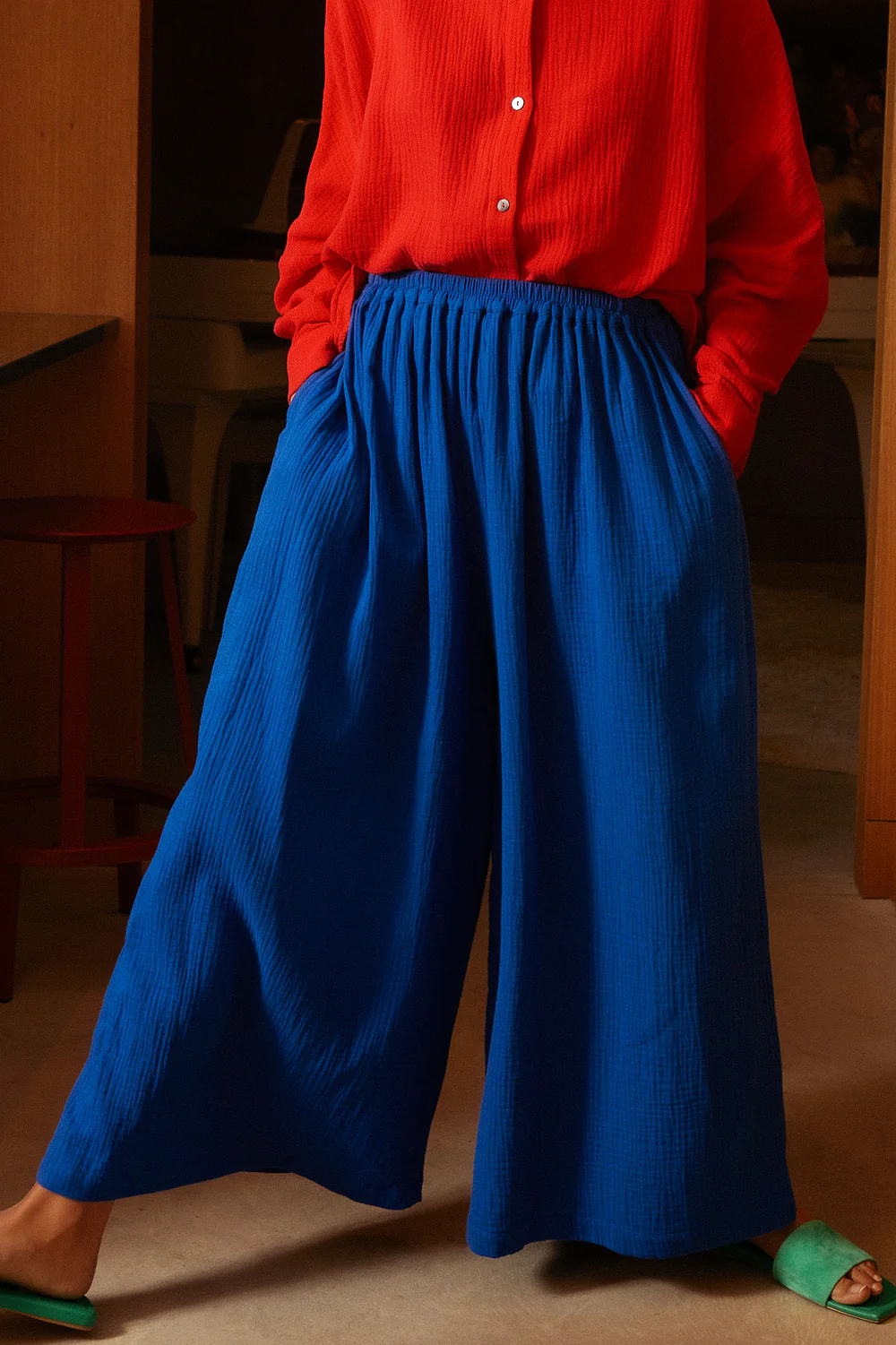 L.F Markey Valen Cobalt Trousers
