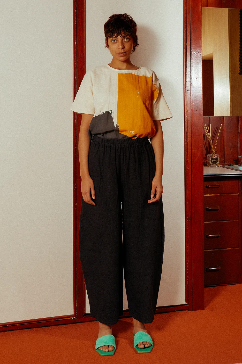 L.F Markey Alcott Geo Print Top