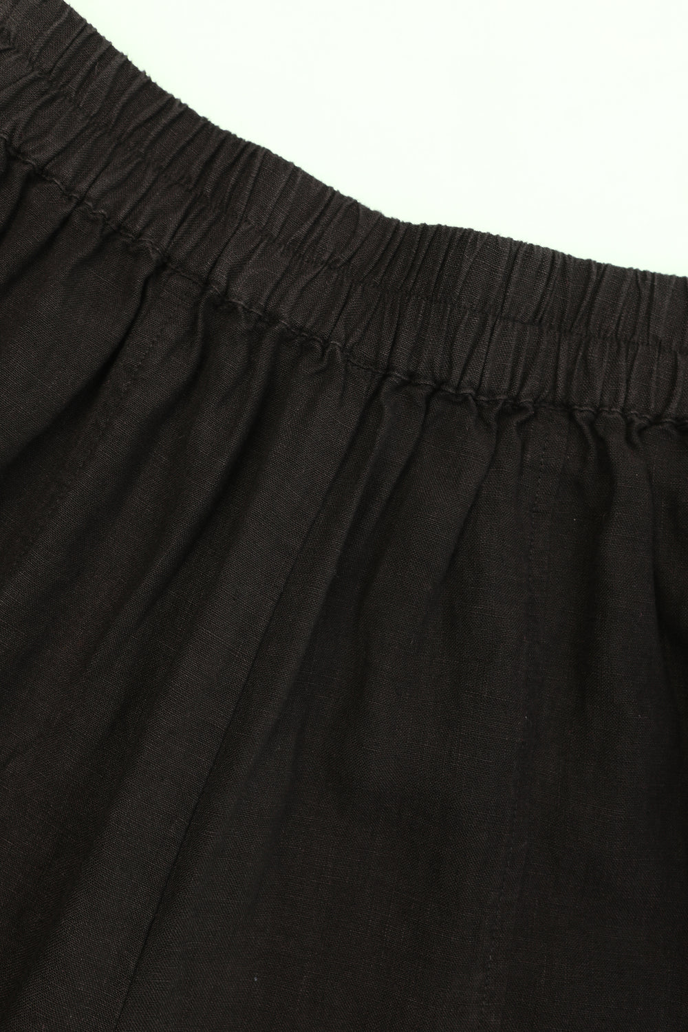 L.F Markey Basic Black Linen Trousers