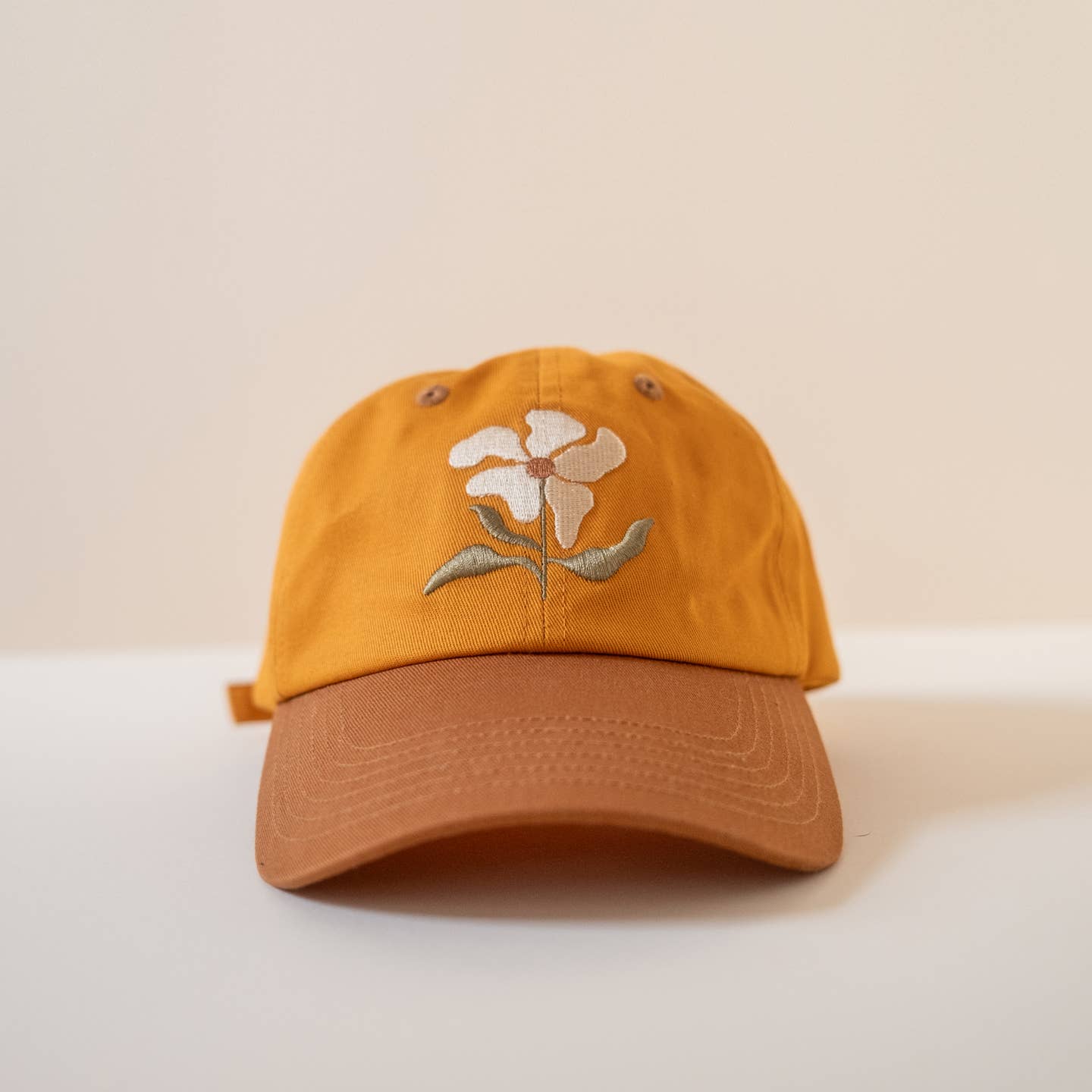 Cai & Jo Flower Embroidered Cap