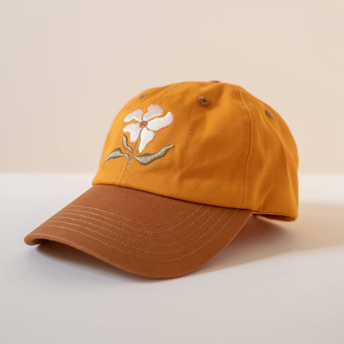 Cai & Jo Flower Embroidered Cap