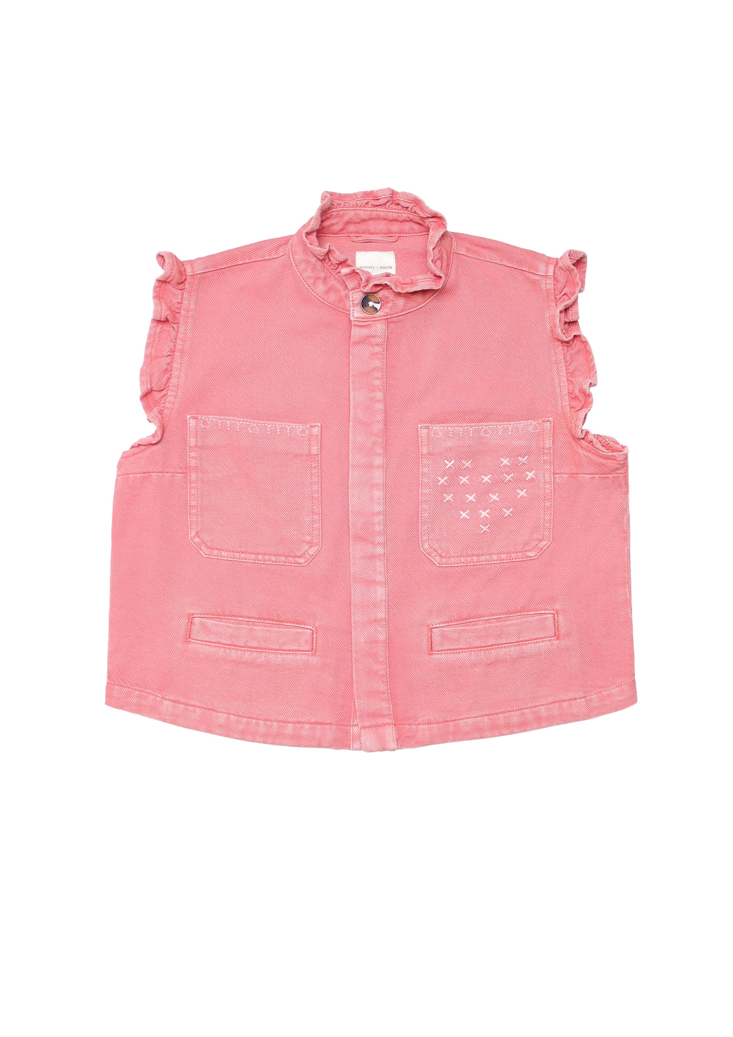 Seventy & Mochi DearPablo Mineral Red Waistcoat