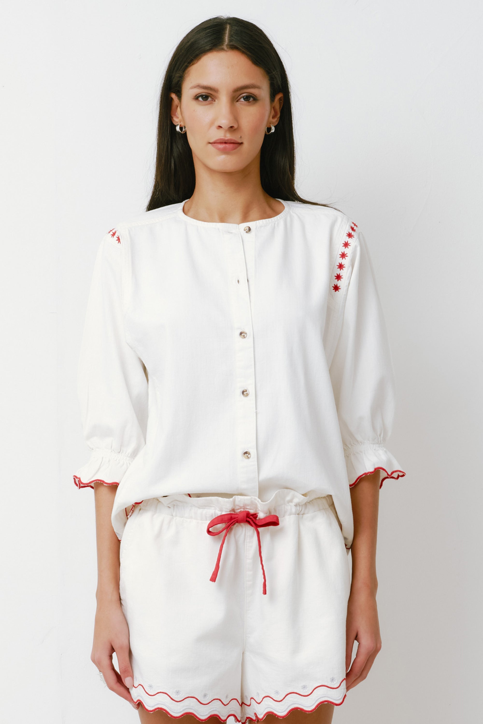 Seventy & Mochi Nina White Blouse