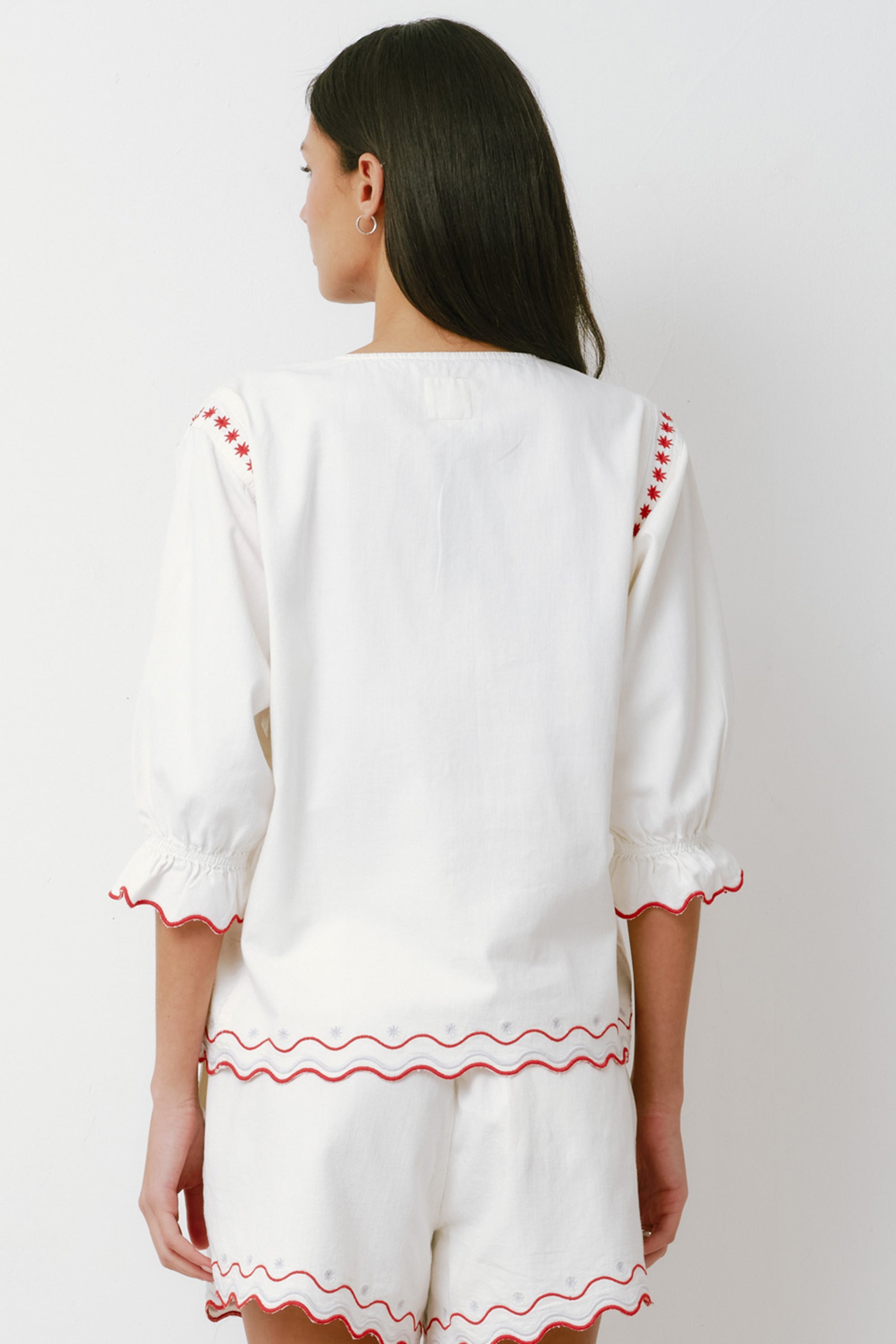 Seventy & Mochi Nina White Blouse